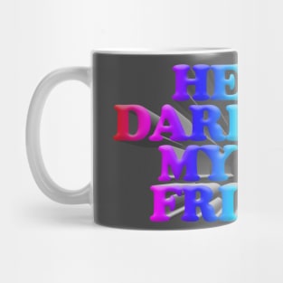 Hello Darkness My Old Friend! Nihilism Artwork Quotes Mug